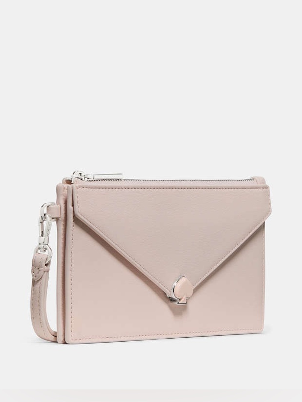 kate spade NWT! Yours Truly Envelope Heart Wristlet in Powder Pink